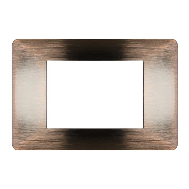 PLACCA 6803-10 RAME SPAZZOLATO/VMR-PLN METALLO