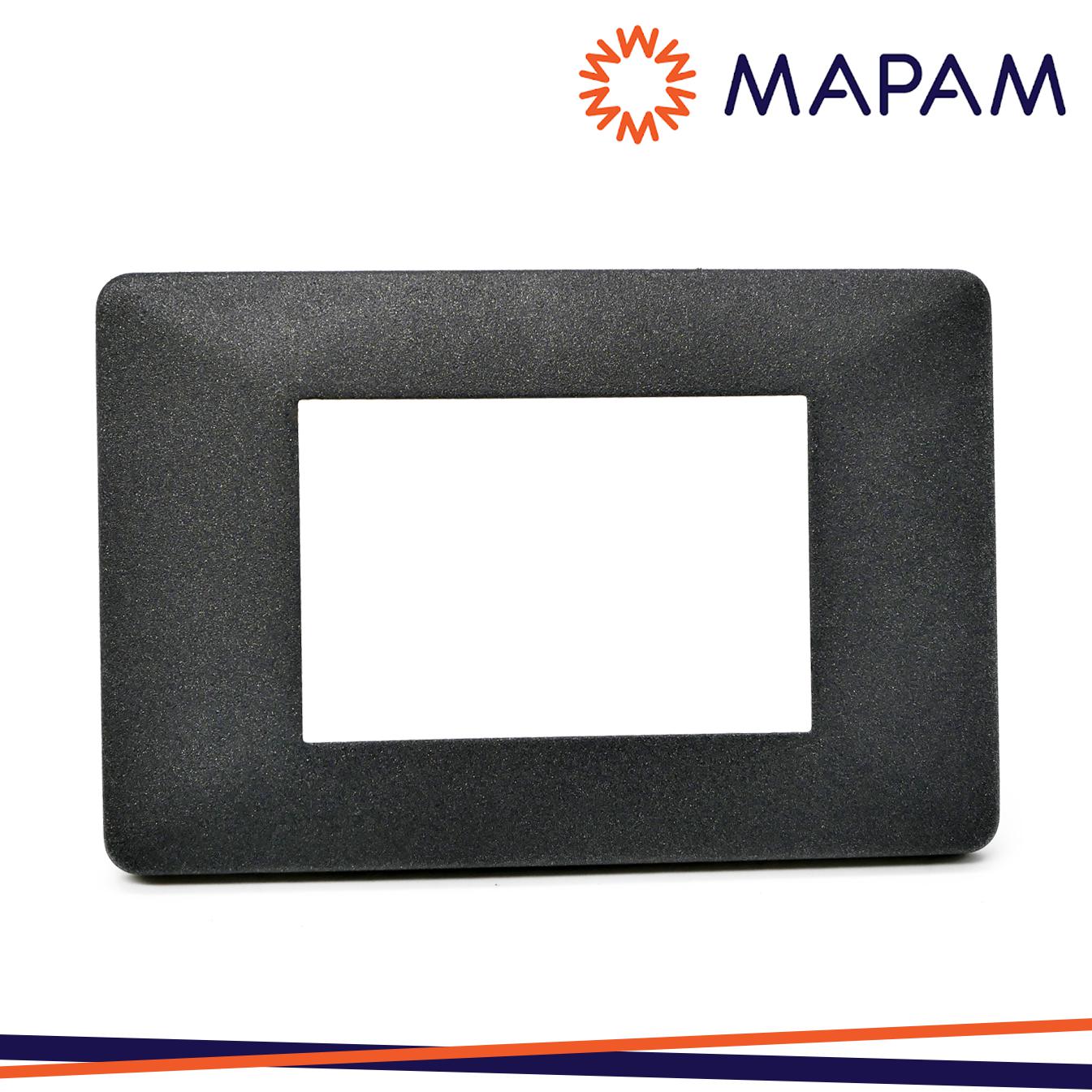 PLACCA 6803-26 ANTRACITE/VMR-PLN METALLO                                                                                