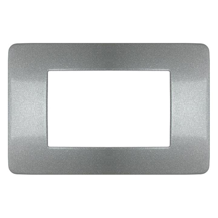 PLACCA 7803-29 3P PLATINO SIMIL-MTX METALLO