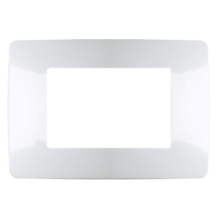 PLACCA 7806-1 6P BIANCO SIMIL-MTX METALLO