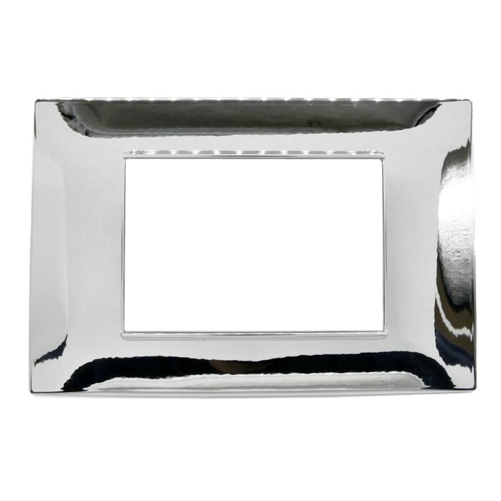 PLACCA 6003-06 3P CROMO/VMR-PLN TECNOPOLIMERO                                                                           