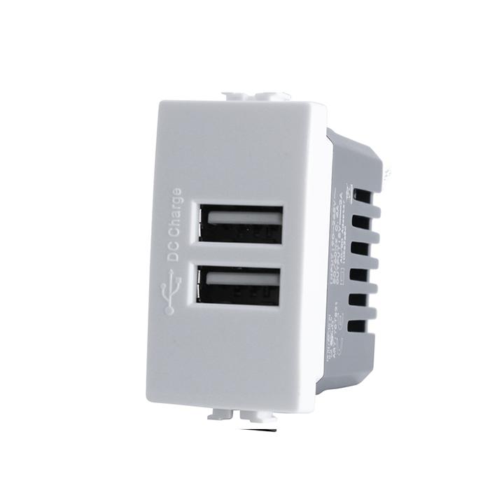 DOPPIA PRESA USB 2A 521B/MTX                                                                                            