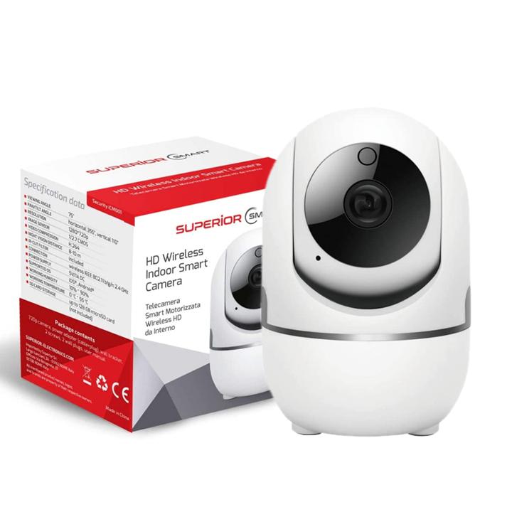 TELECAMERA SMARY IP WIFI HD VISUALIZZABILE E MUOVIBILE DA SMARTPHONE