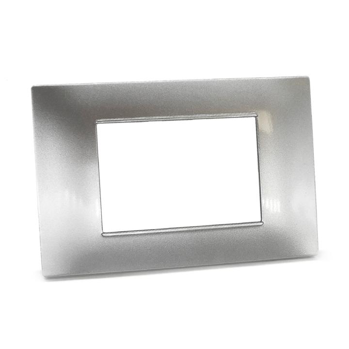 PLACCA 6003-09 3P SILVER/VMR-PLN TECNOPOLIMERO                                                                          