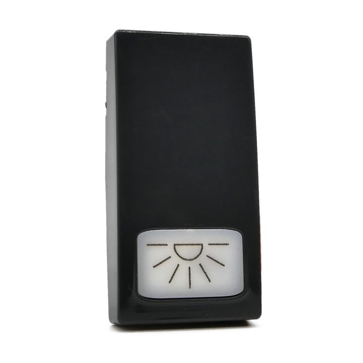COVER PULSANTE LUCE 671N/VMR NERO                                                                                       