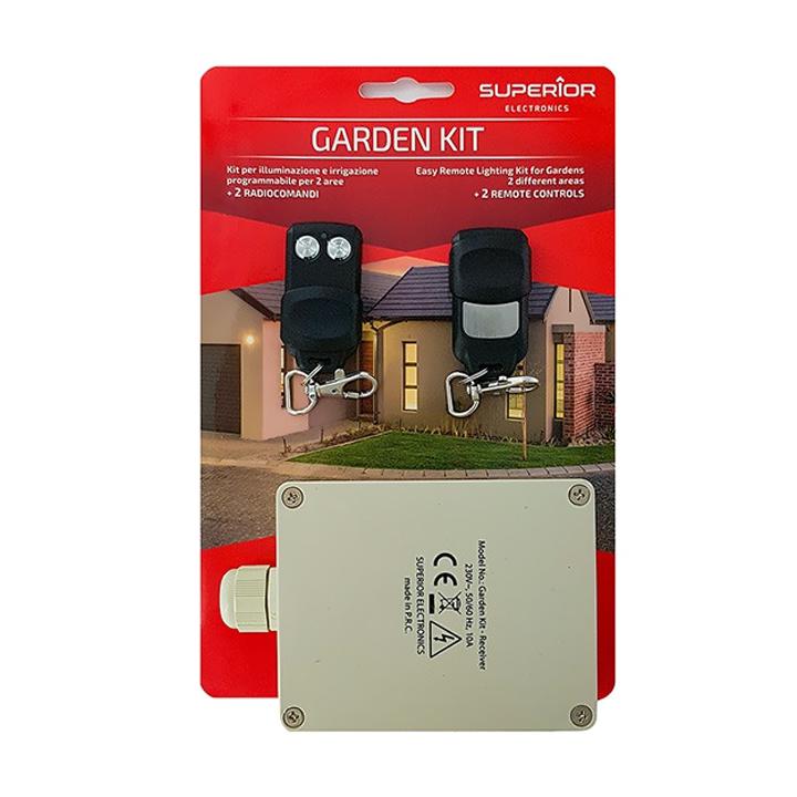 AUTOMATION KIT RICEVENTE ACCENZIONE LUCI CANCELLO SERRANDA RF 433.92 MHZ - 220 V