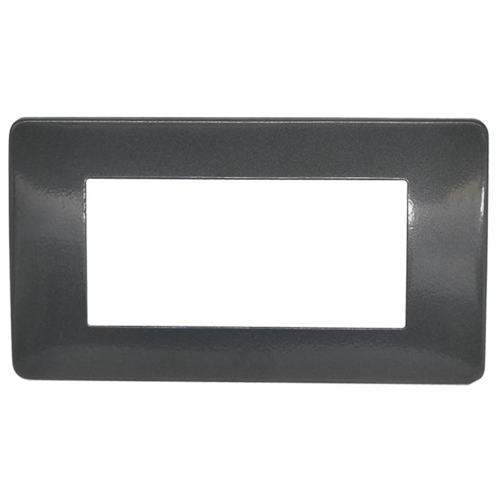 PLACCA 7804-26 4P ANTRACITE SIMIL-MTX METALLO