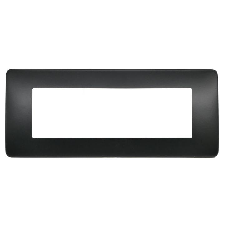 PLACCA 7806-2 6P NERO SIMIL-MTX METALLO