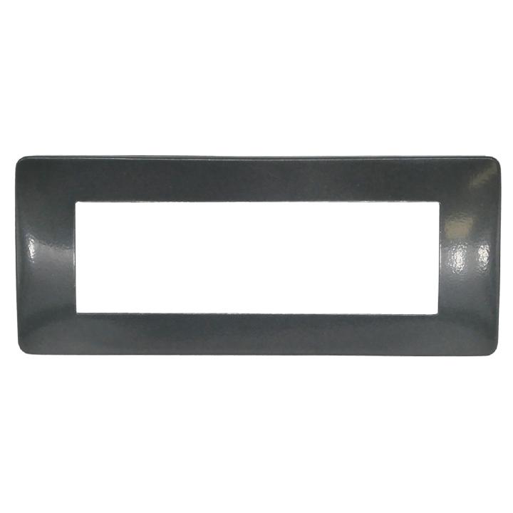 PLACCA 7806-26 6P ANTRACITE SIMIL-MTX METALLO