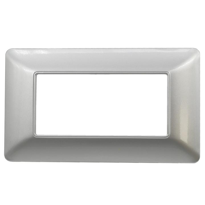 PLACCA 8004-05 4P ARGENTO/MTX TECNOPOLIMERO                                                                                             