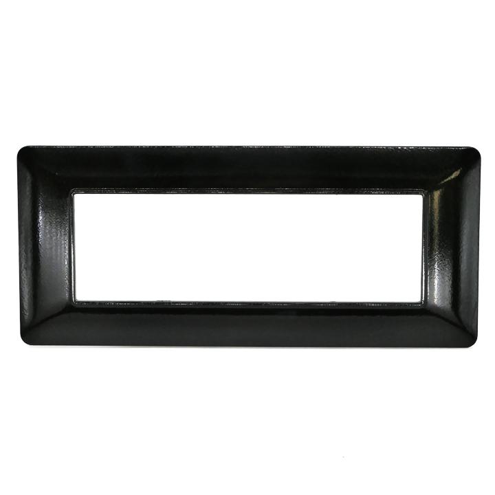 PLACCA 8007-10 6P NERO BISTRO SIMIL-MTX TECNOPOLIMERO                                                                                   