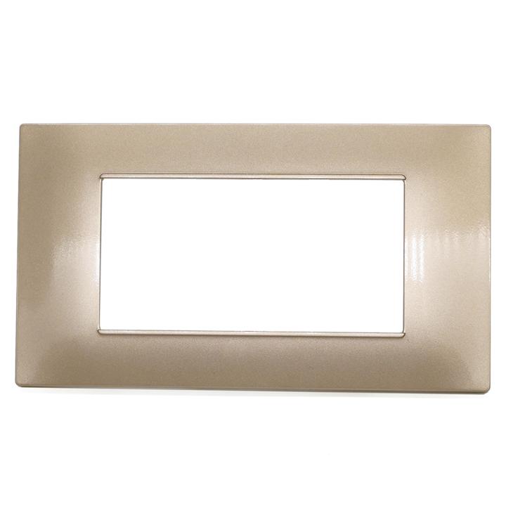 PLACCA 6004-13 4P CHAMPAGNE/VMR-PLN TECNOPOLIMERO                                                                                       