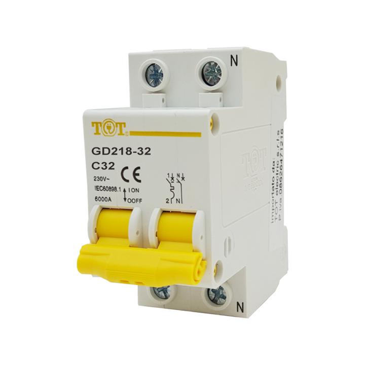 MAGNETOTERMICO 2P NEUTRO SEPARATO C32 6000A GD218-32                                                                                    