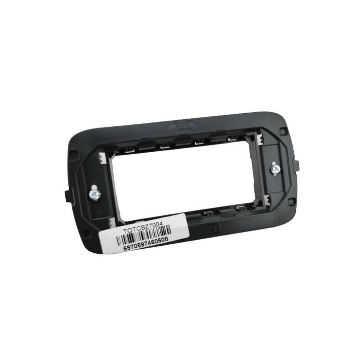 Supporto  4 posti moduli compatibile cestelli Bticino LivingLight