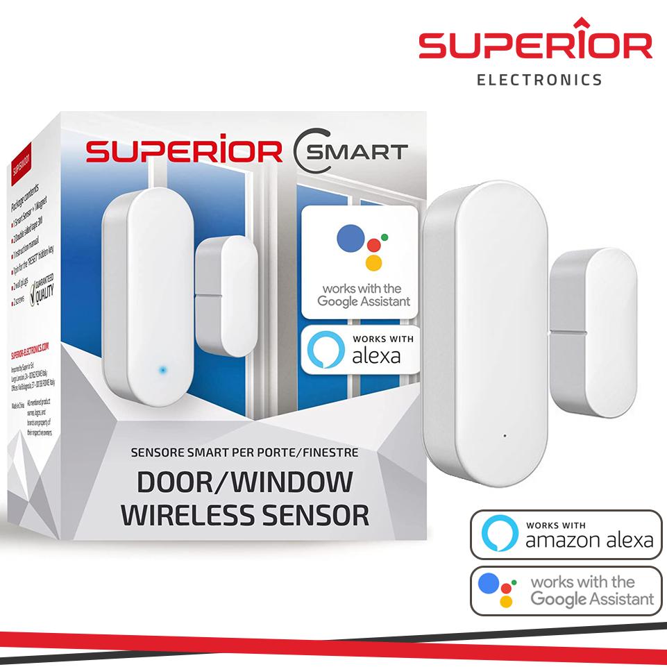 SENSORE PORTE/FINESTRE SMART   COMP. GOOGLE HOME ALEXA                                                                                  