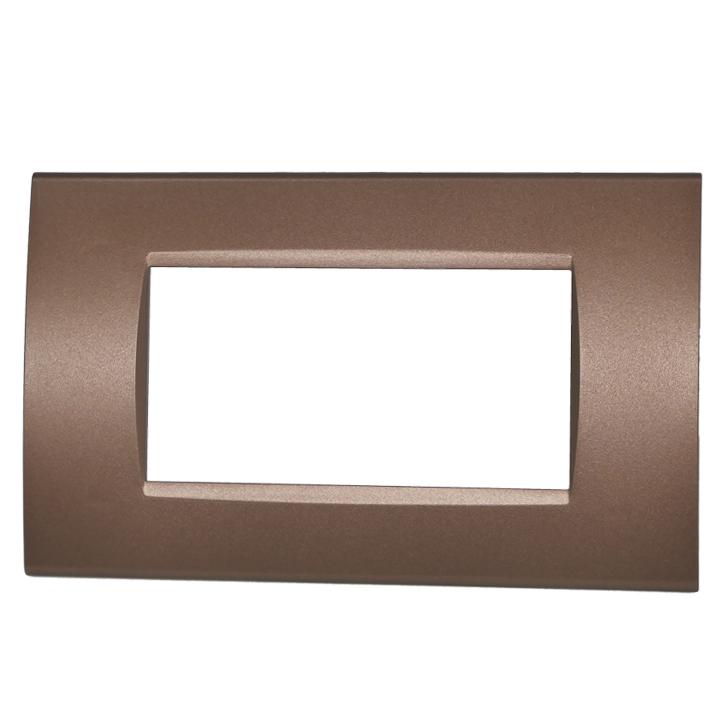 PLACCA 1004-14 4P BRONZO/LGT TECNOPOLIMERO