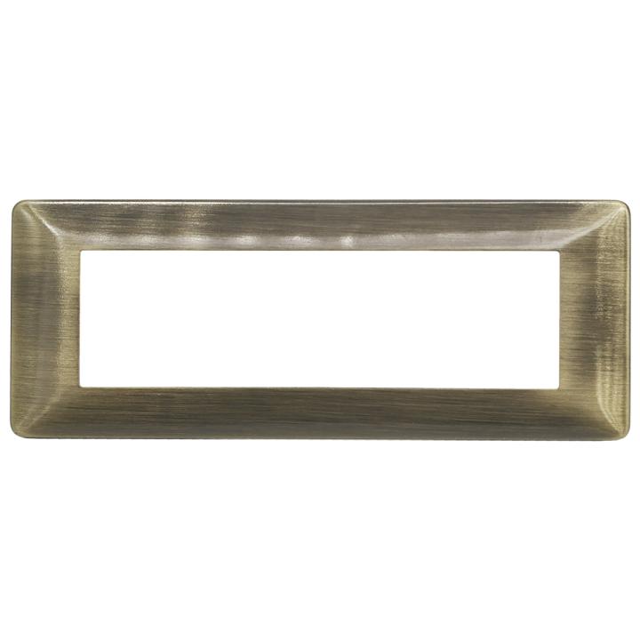 PLACCA 6807-9 BRONZO SPAZZOLATO/VMR-PLN METALLO