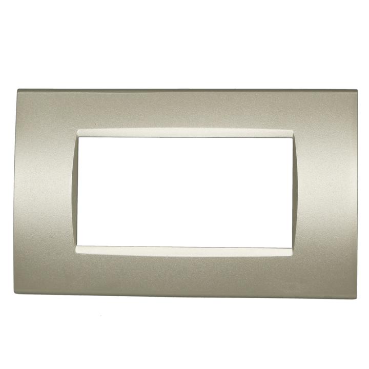PLACCA 1004-11 4P CHAMPAGNE/LGT TECNOPOLIMERO