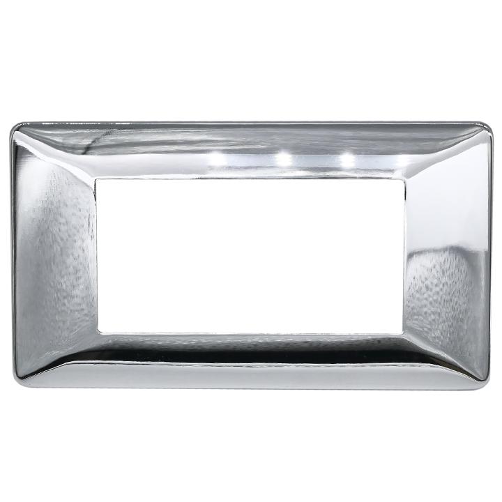 PLACCA 6804-4 4P CROMO/VMR-PLN