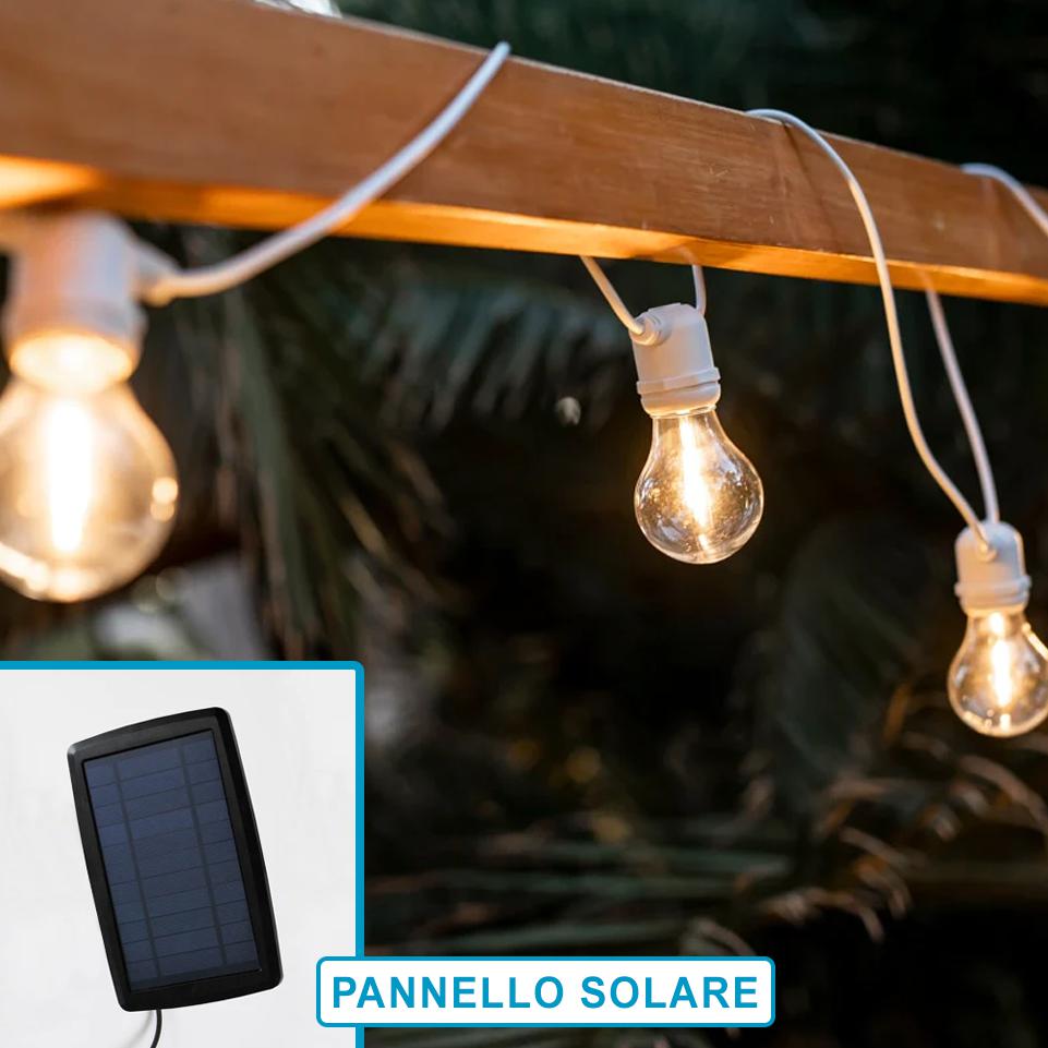 ALLEGRA SOLAR & RECHARGEABLE 3000K WHITE  5MT+3MT CABLE                                                                                 