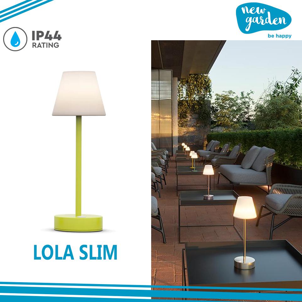 LOLA SLIM 30 BATTERY LIME 4000K IP44                                                                                                    
