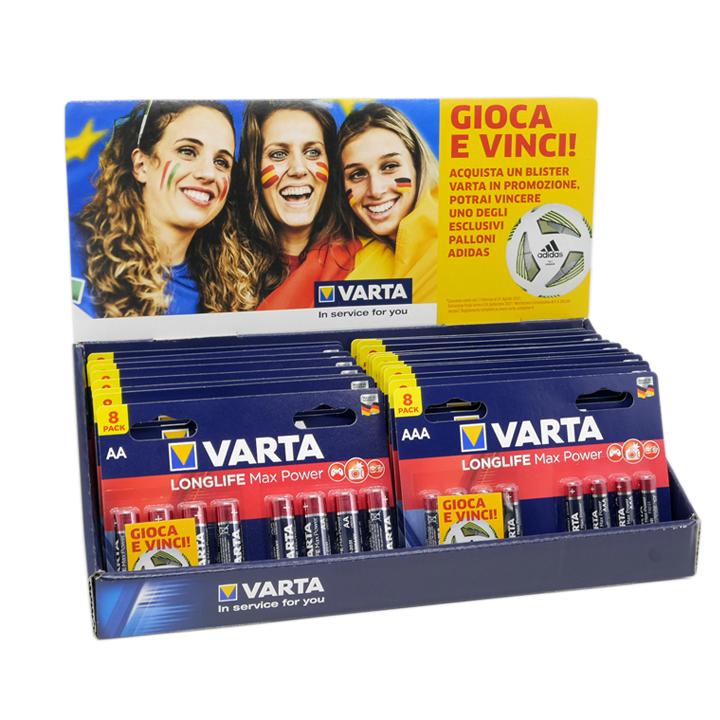 PALLBOX DA BANCO LONGLIFE MAX  POWER 8AA/AAA - 22BLISTER
