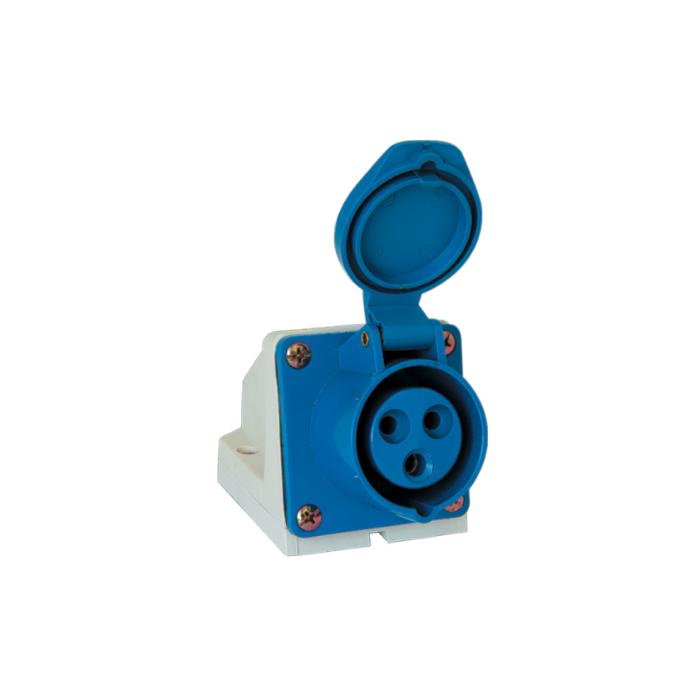 PRESA INDUSTRIALE FISSA HT-113 16A IP44 1P+N+T 230V                                                                                     