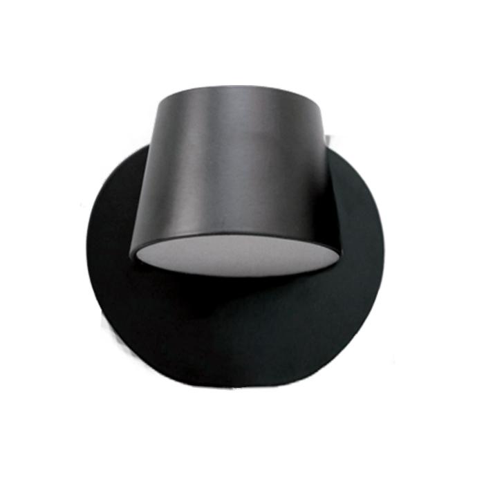MALIA PLAFONIERA LED SINGOLA 12W 4200K NERO IP20                                                                                        