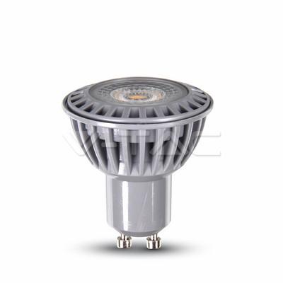 LAMPADINA LED FARETTO 6W GU10 COB PLASTICA BIANCO CALDO 3000K                                                                           