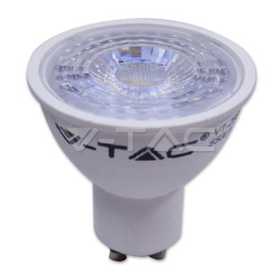 LAMPADINA LED FARETTO 7W GU10 PLASTICA CON LENTI BIANCO NATURALE DIMMERABILE 4500K                                      