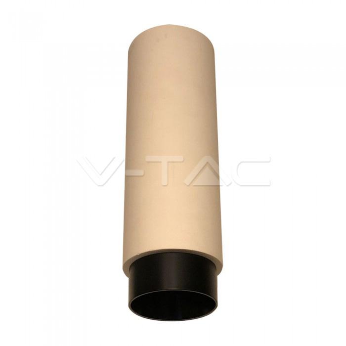 GU10 FITTING GESSO PENDANT SUSPENDED METAL WITH GUN BLACK BOTTOM                                                                        