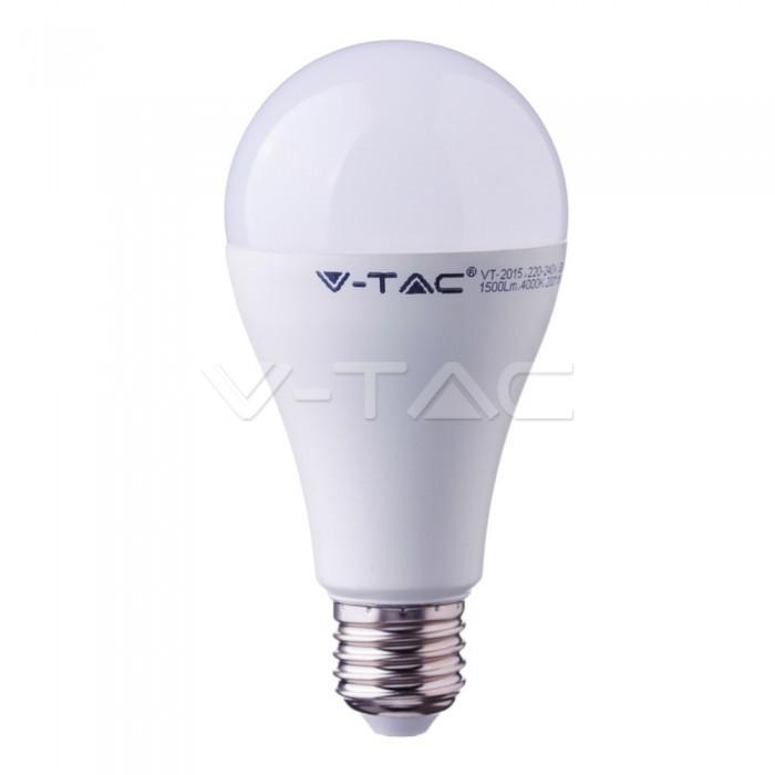 LED LAMPADINA - 17W A65 E27 PLASTICA 6400K CRI 95+                                                                      