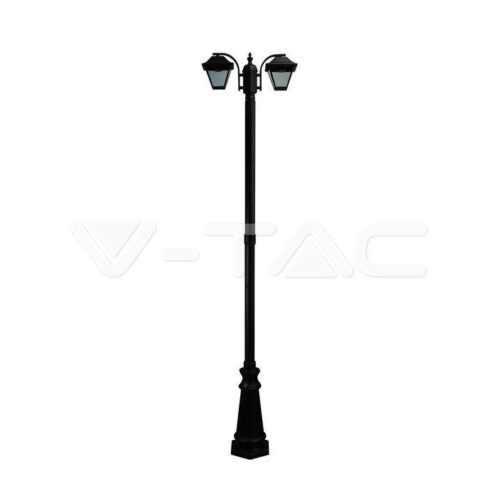 PALO LAMPADA 2 X E27 2280 MM IP44 NERO                                                                                                  